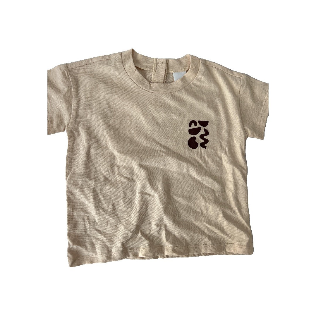 Open Edit Unisex cream T-Shirt Size: 18 months cream