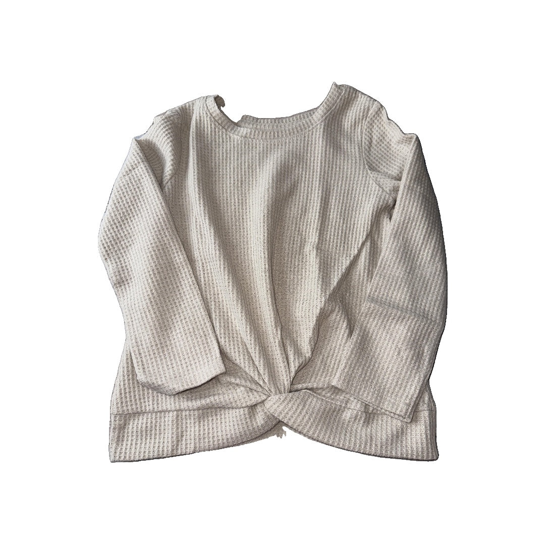 Cat & Jack Girls cream Long Sleeve Shirt Size: 5T cream