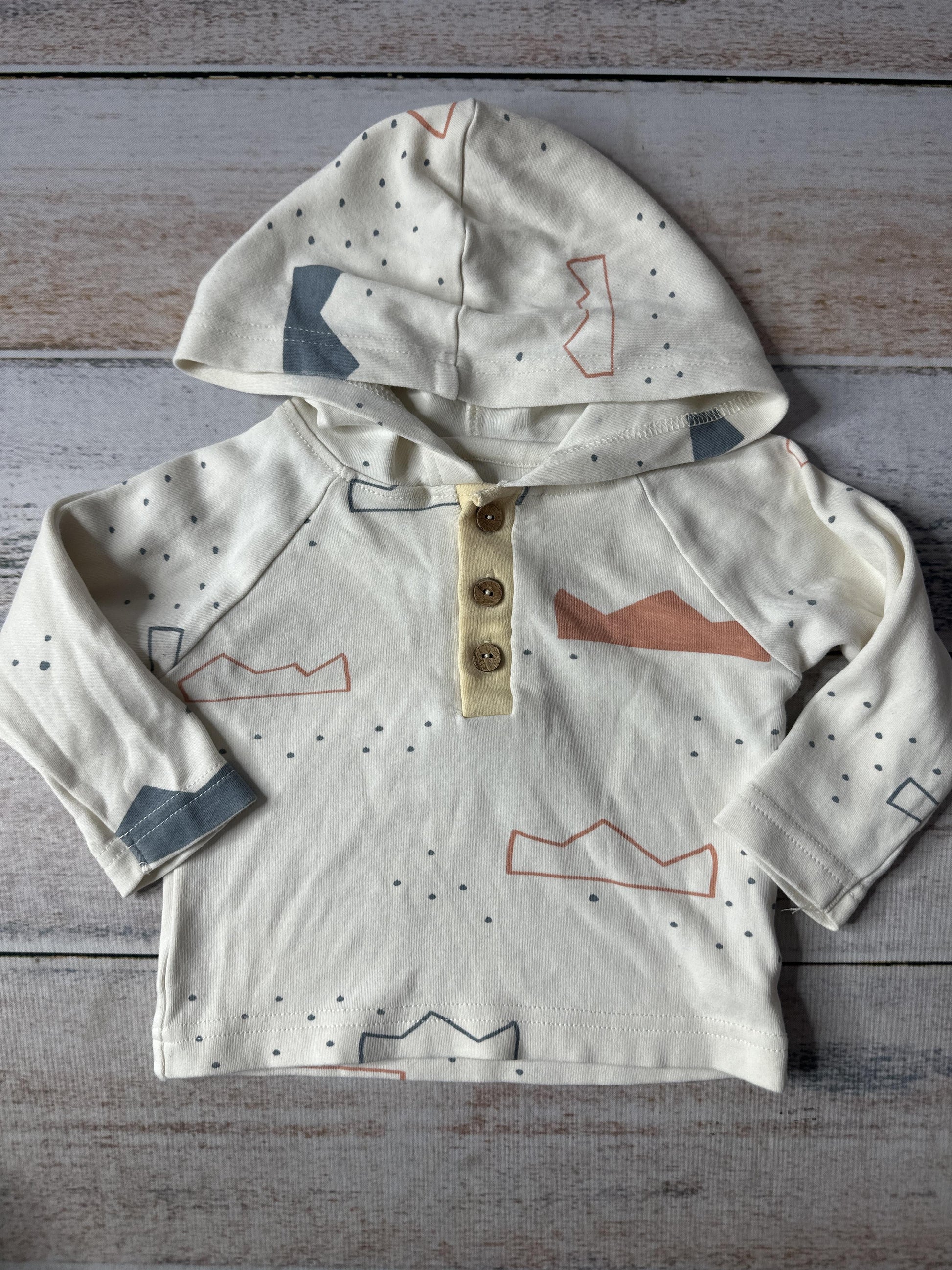 Cat & Dogma Unisex cream Long Sleeve Shirt Size: 3-6 months cream