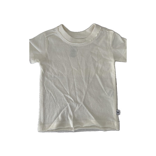 Honest co Boys cream T-Shirt Size: 3-6 months cream