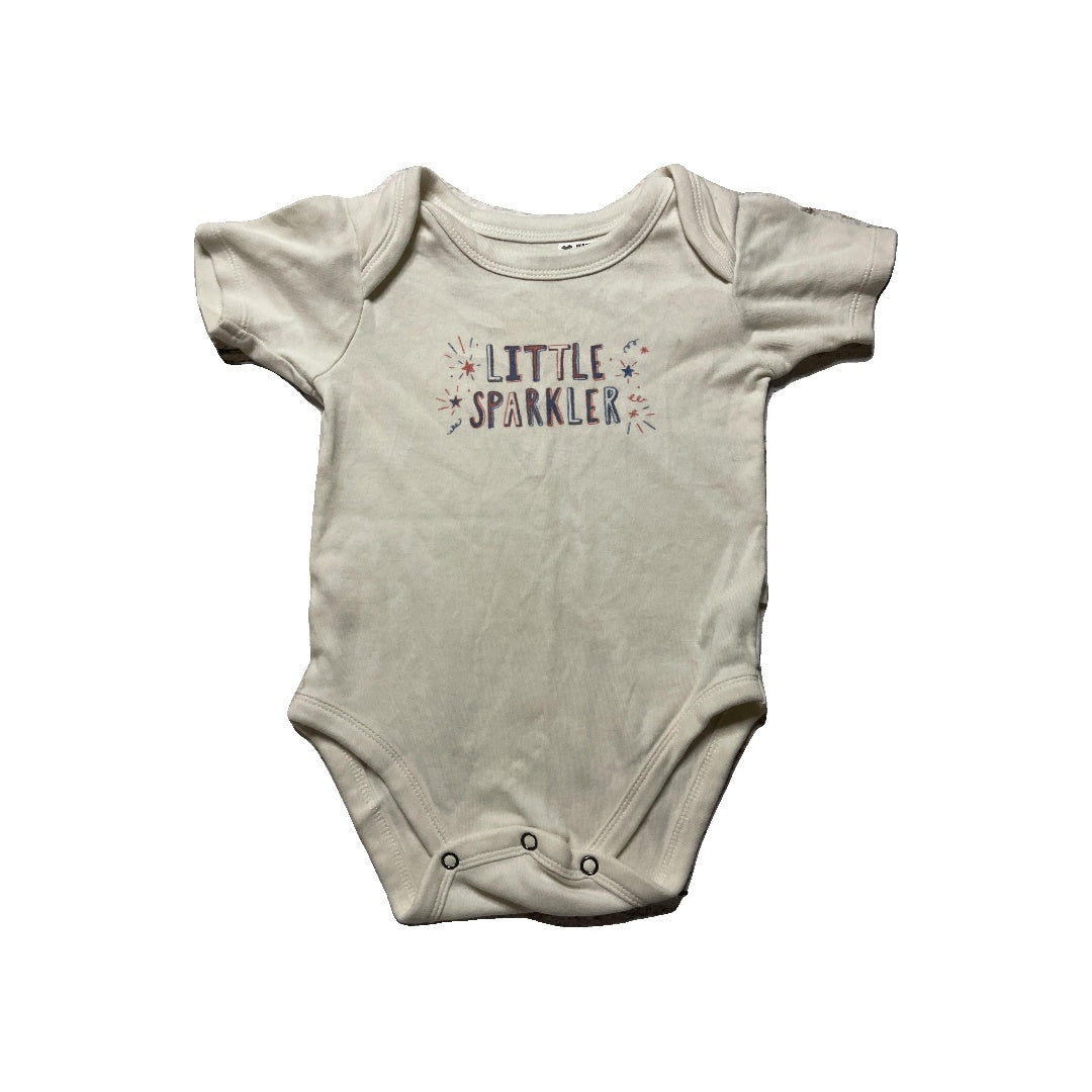 Finn + Emma Unisex cream Onesie Size: 9-12 Months cream