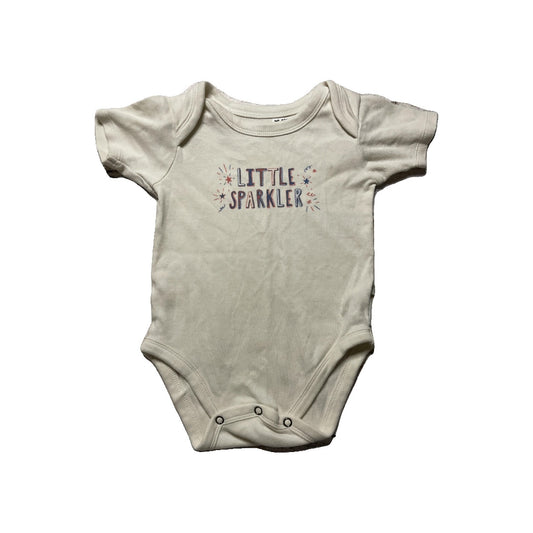 Finn + Emma Unisex cream Onesie Size: 9-12 Months cream