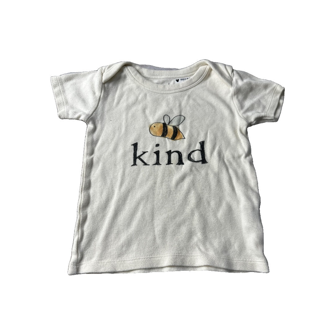 Finn + Emma Unisex cream T-Shirt Size: 12-24 months cream