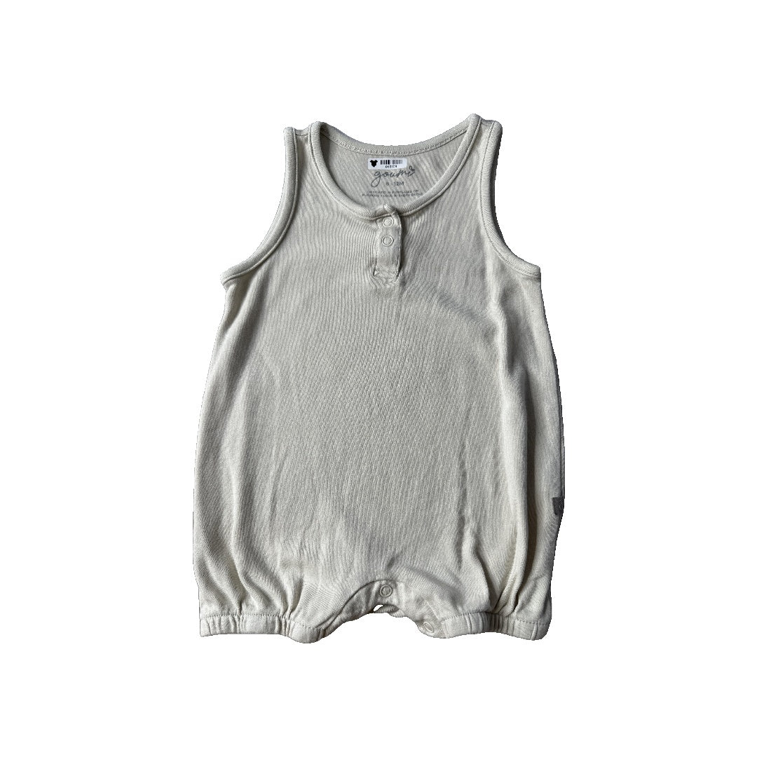 Goumi Unisex cream Romper Size: 6-12 months cream