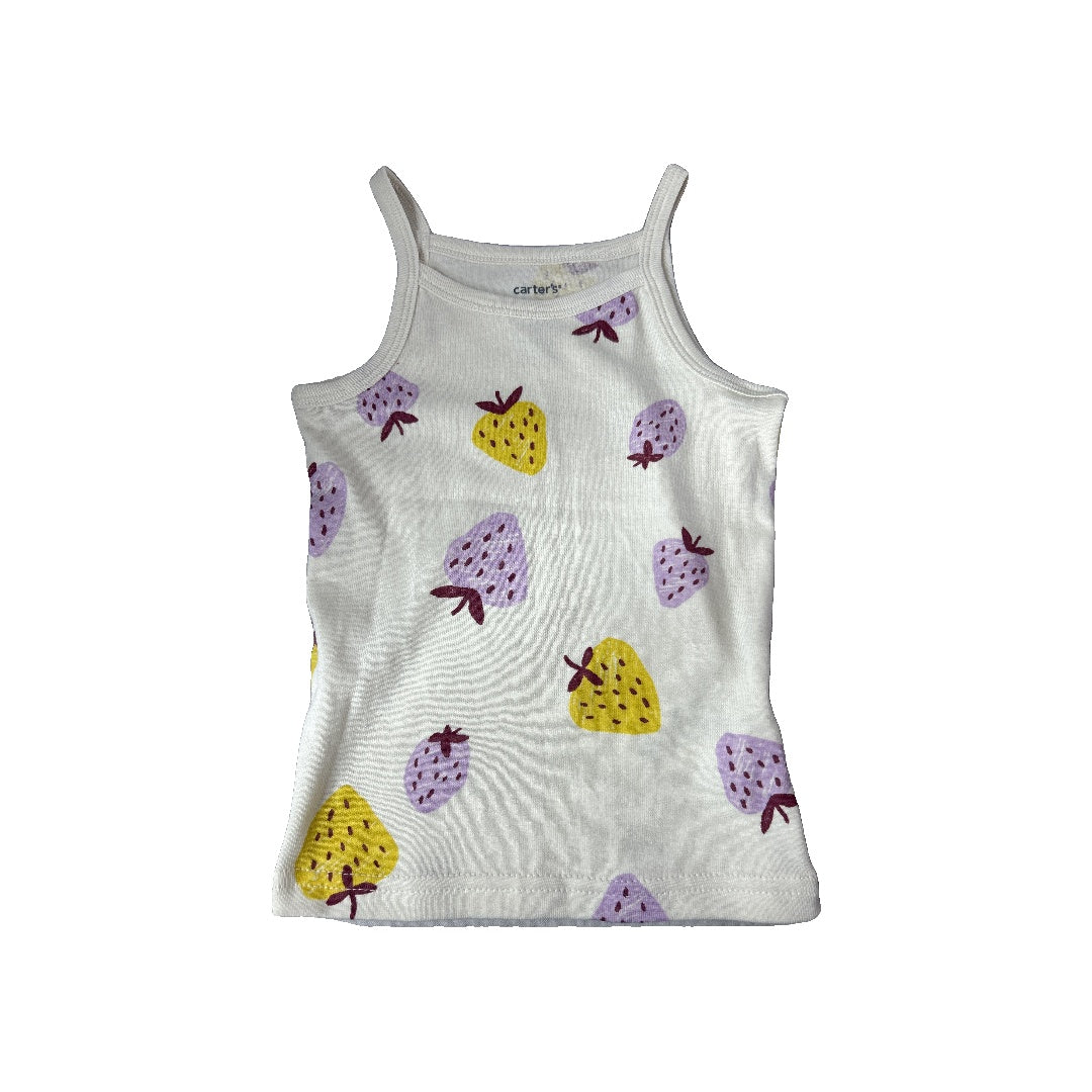 Girls cream Tank Top Size: 2T cream