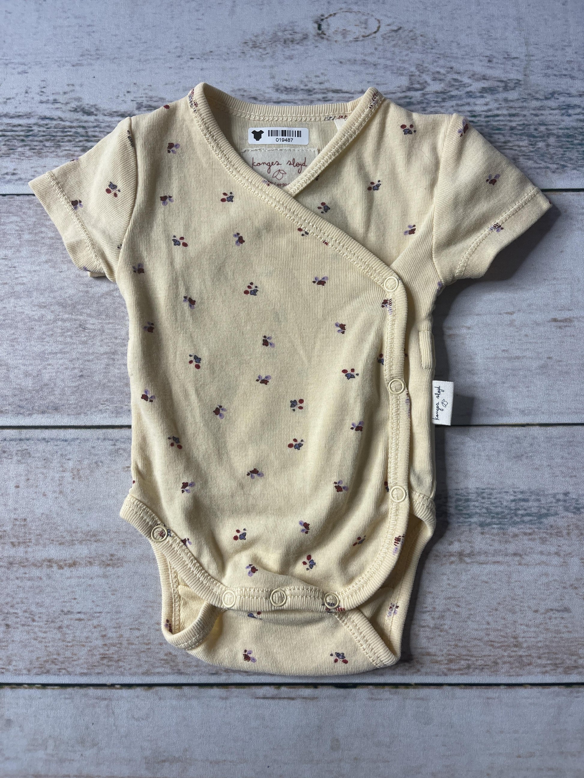 Konges Girls cream Onesie Size: Preemie cream