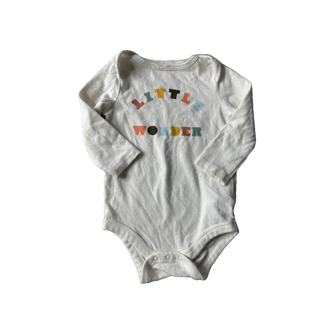 Cat & Jack Girls cream Onesie Size: 3-6 months cream