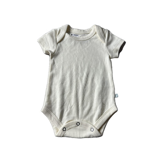 Finn + Emma Unisex cream Onesie Size: 3-6 months cream