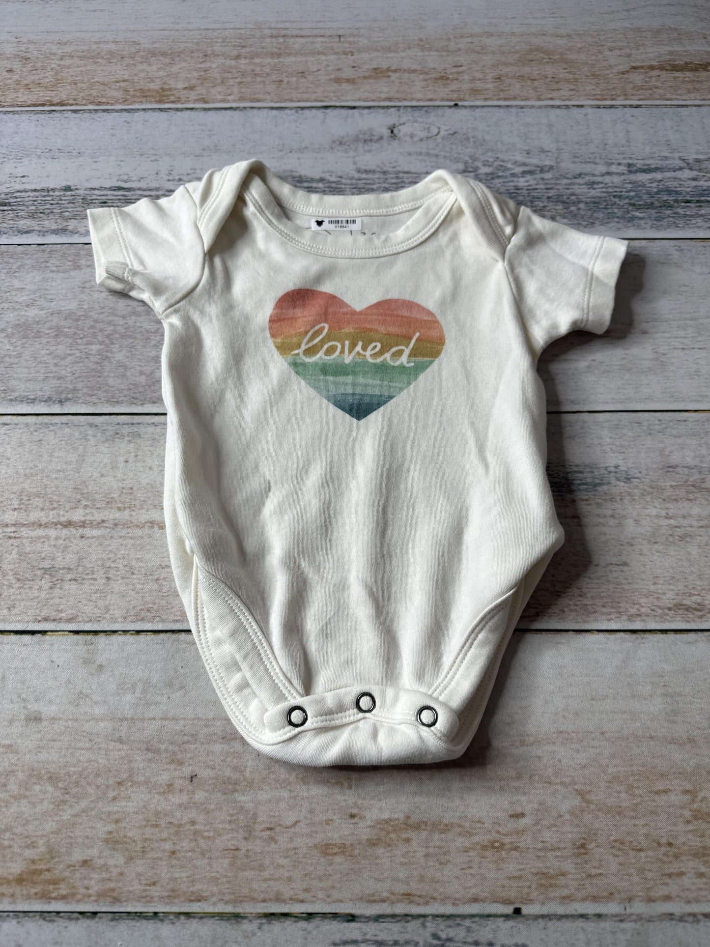 Finn + Emma Unisex cream Onesie Size: 3-6 months cream