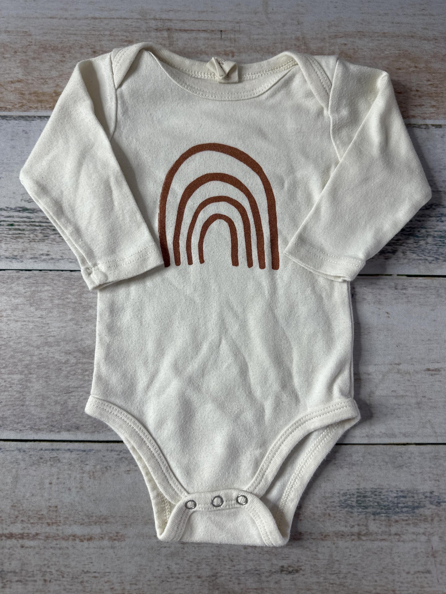 Tenth + Pine Unisex cream Onesie Size: 3-6 months cream