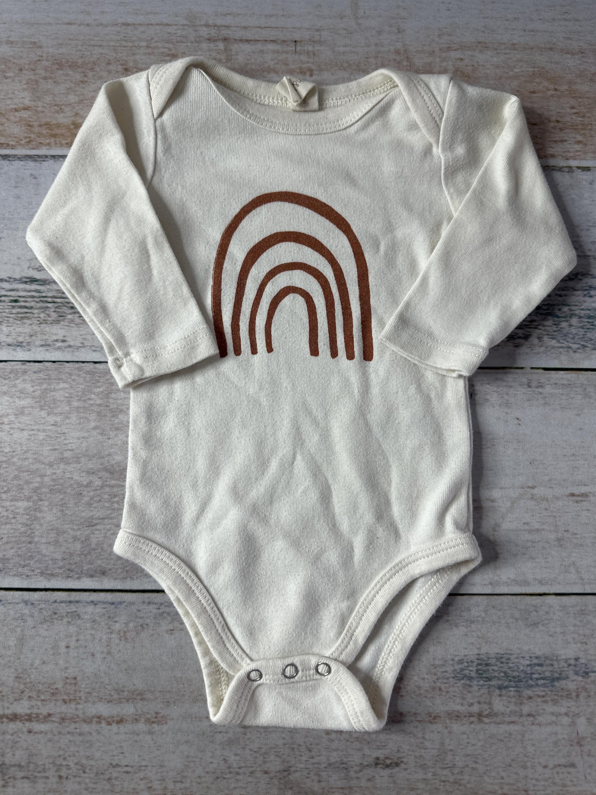 Tenth + Pine Unisex cream Onesie Size: 3-6 months cream