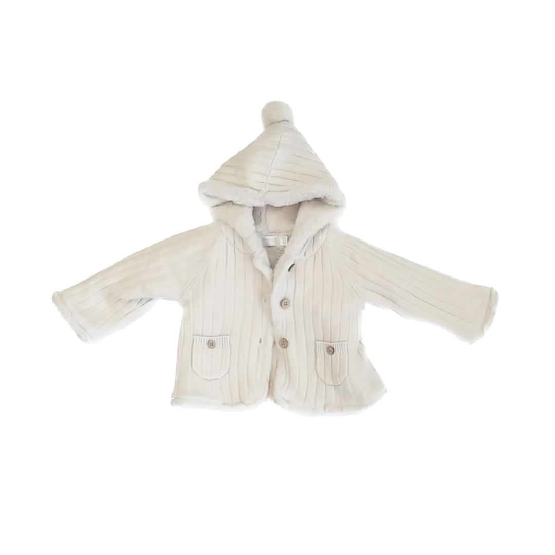 Mayoral Girls Cream Cardigan Size: 6-9 Months Cream