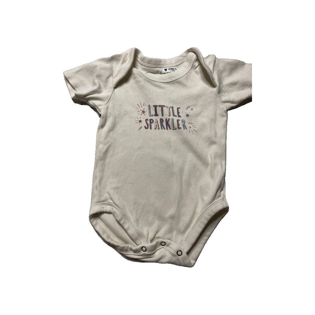 Finn + Emma Unisex cream Onesie Size: 9-12 Months cream