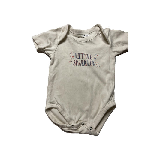 Finn + Emma Unisex cream Onesie Size: 9-12 Months cream