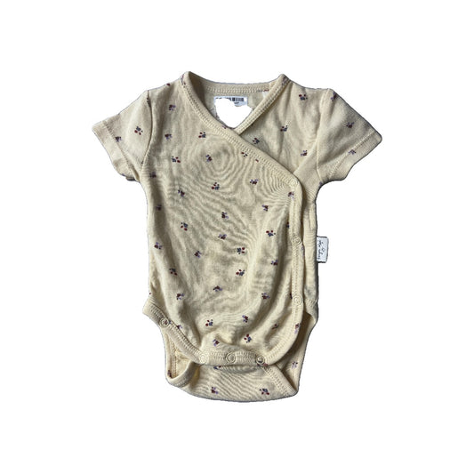 Konges Girls cream Onesie Size: Preemie cream