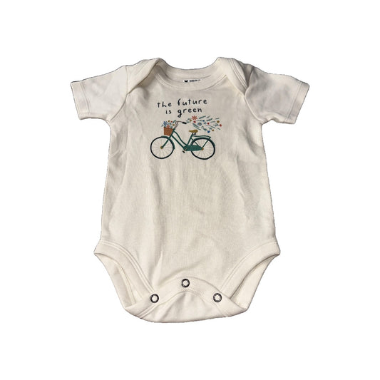 Finn + Emma Unisex cream Onesie Size: 3-6 months cream