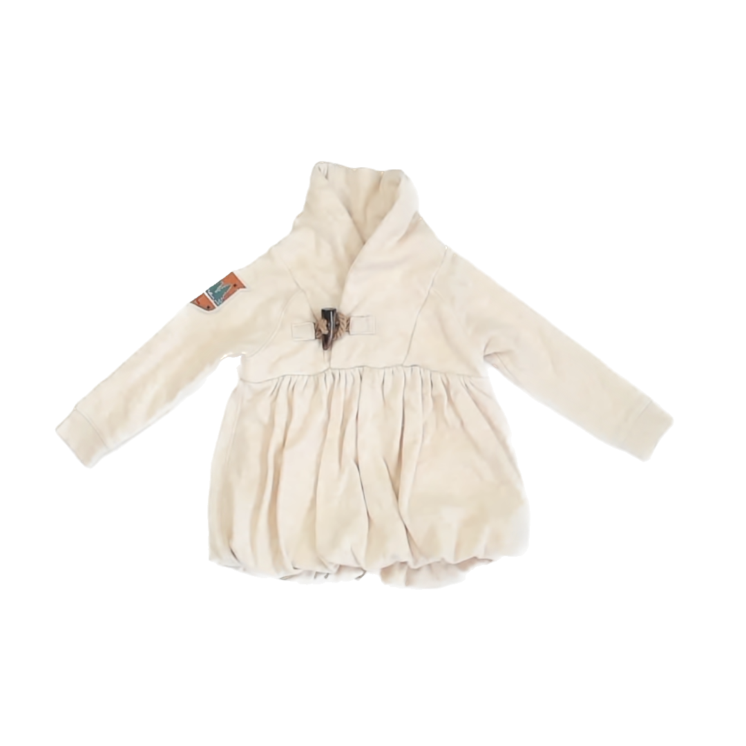 Ralph Lauren Girls Cream Sweater Dress Size: 9 Months Cream