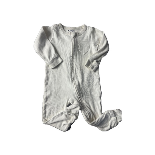 Bebenca Unisex cream Pajamas Size: 6-9 months cream