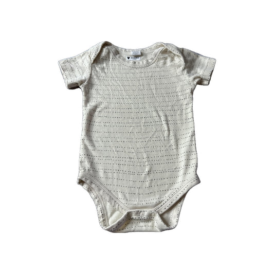 Colored Organics Unisex cream Onesie Size: 12-18 months cream