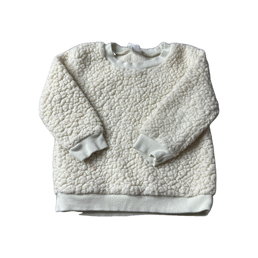 Mighty Girls cream Sweatshirt Size: 2T cream