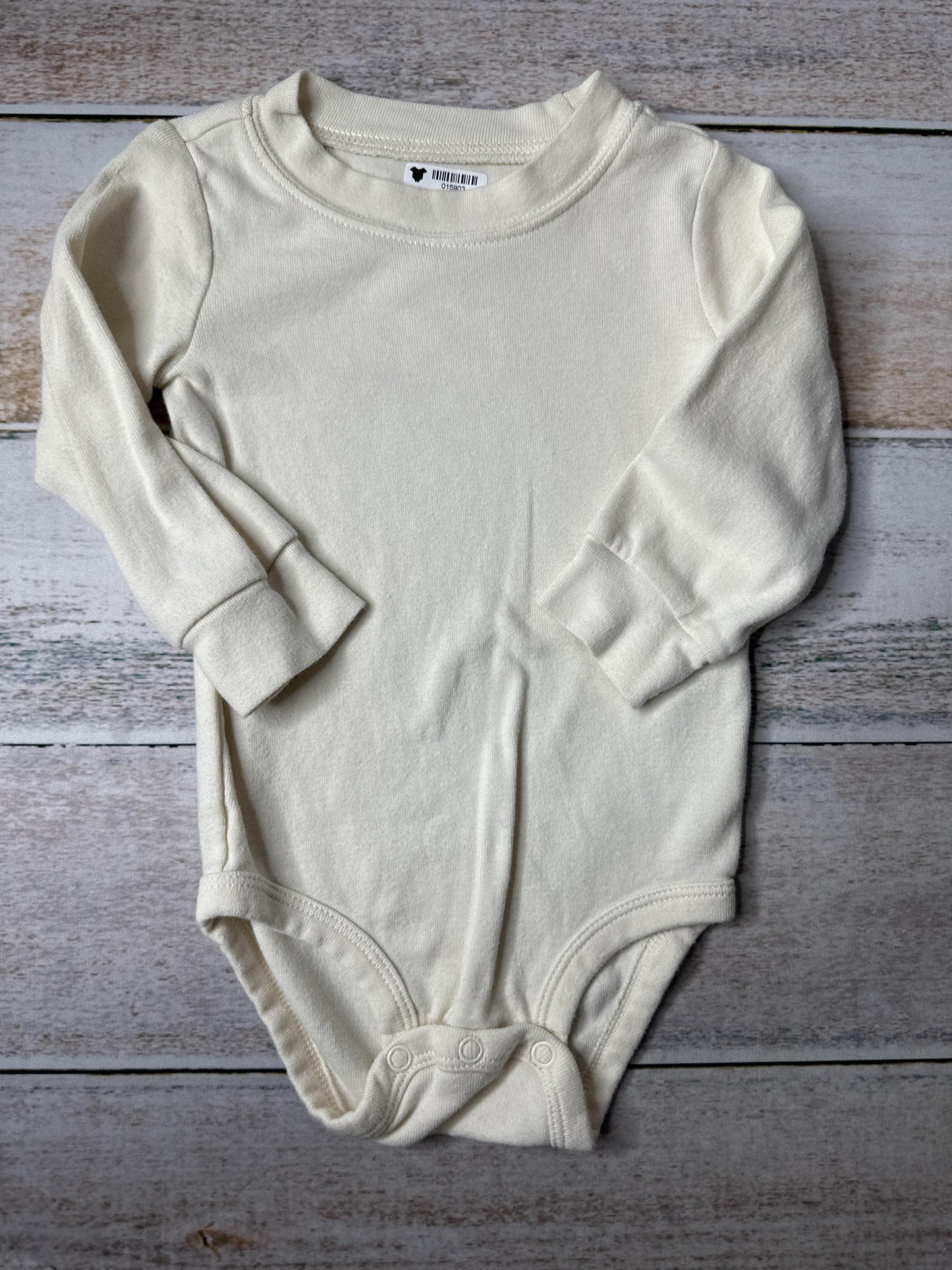 Carters Girls cream Onesie Size: 12 months cream