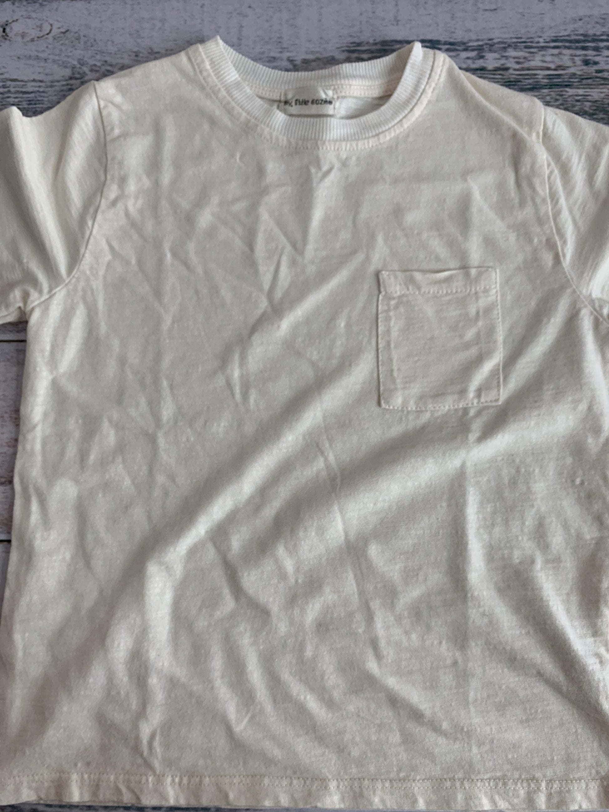My Little Cozmo Boys cream T-Shirt Size: 4T cream