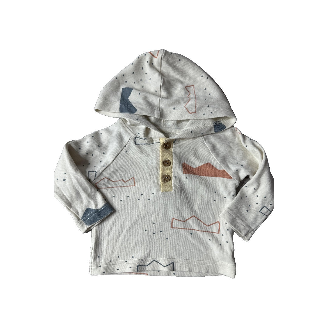 Cat & Dogma Unisex cream Long Sleeve Shirt Size: 3-6 months cream