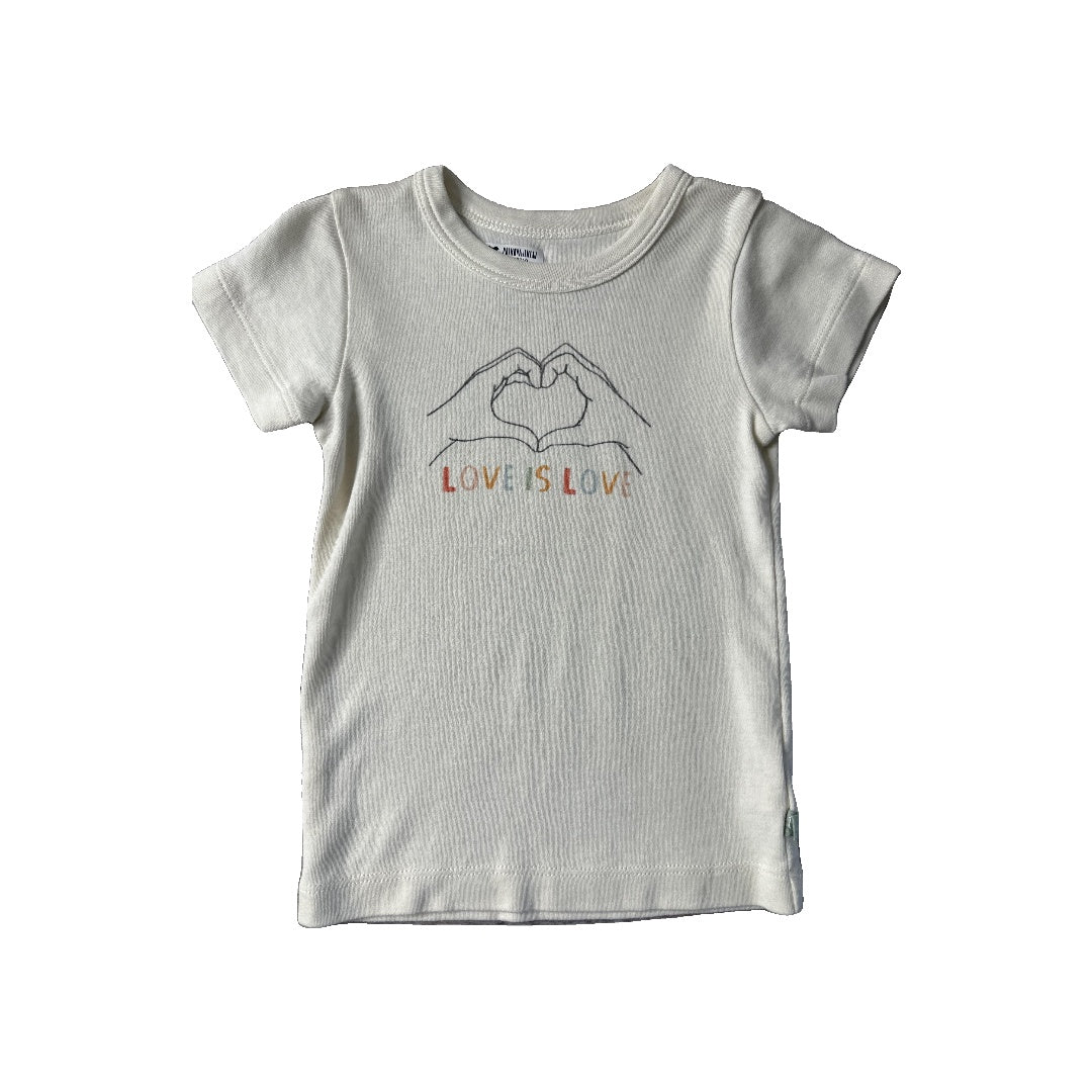 Finn + Emma Unisex cream T-Shirt Size: 2T cream