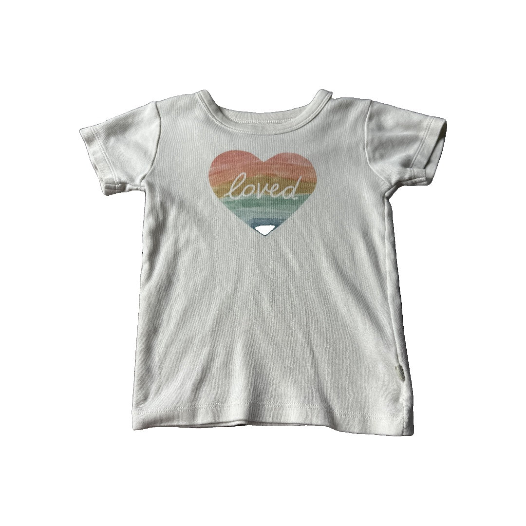 Finn + Emma Girls cream T-Shirt Size: 3T cream