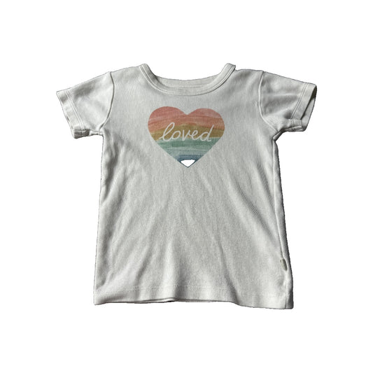 Finn + Emma Girls cream T-Shirt Size: 3T cream