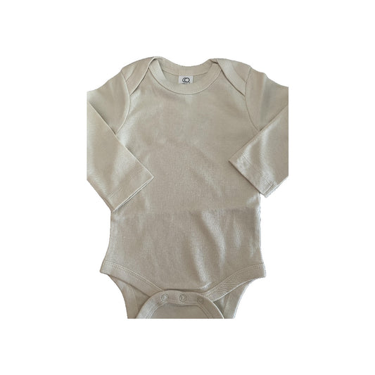 Colored Organics Girls cream Onesie Size: 3-6 months cream