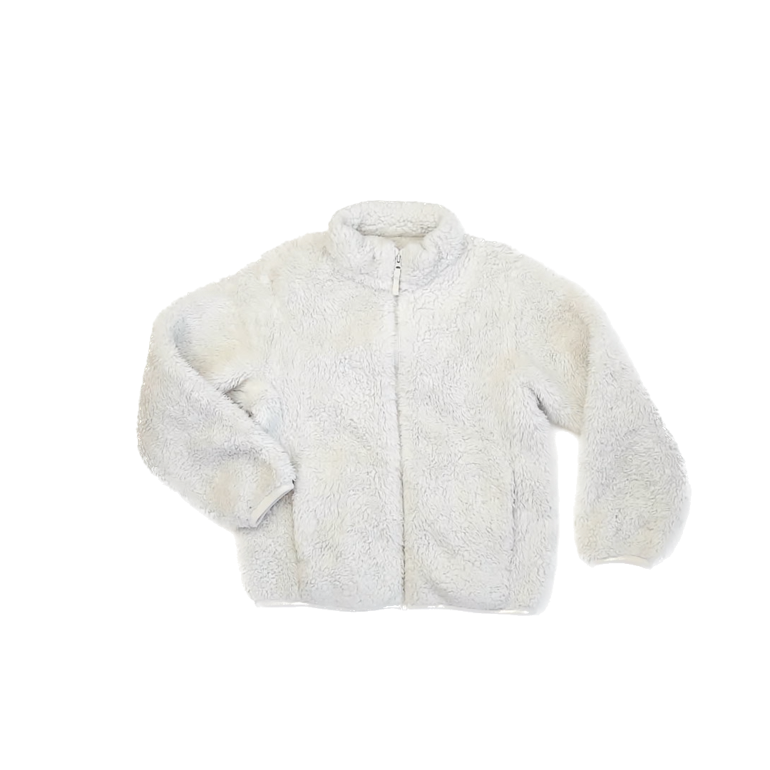 Uniqlo Girls Cream Fleece Size: 9-10 Years Cream