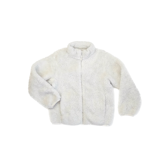 Uniqlo Girls Cream Fleece Size: 9-10 Years Cream