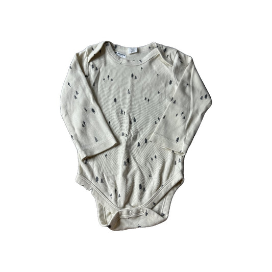 Colored Organics Unisex cream Onesie Size: 12-18 months cream