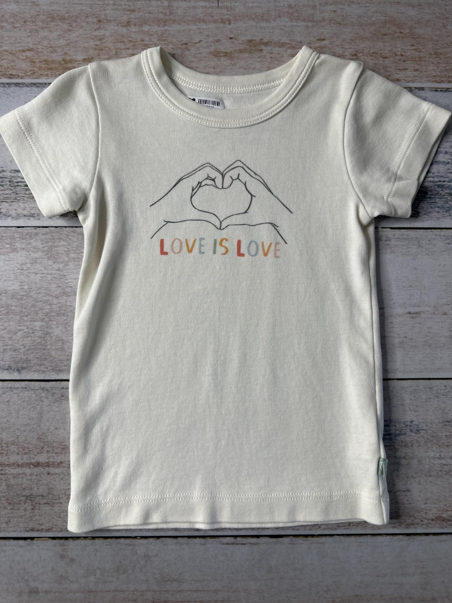 Finn + Emma Unisex cream T-Shirt Size: 2T cream