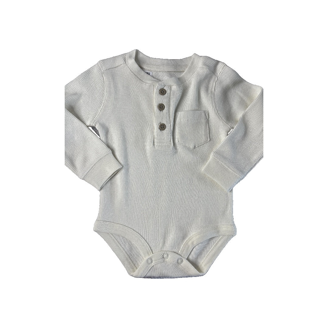 Planet Cotton Unisex cream Onesie Size: 12 months cream