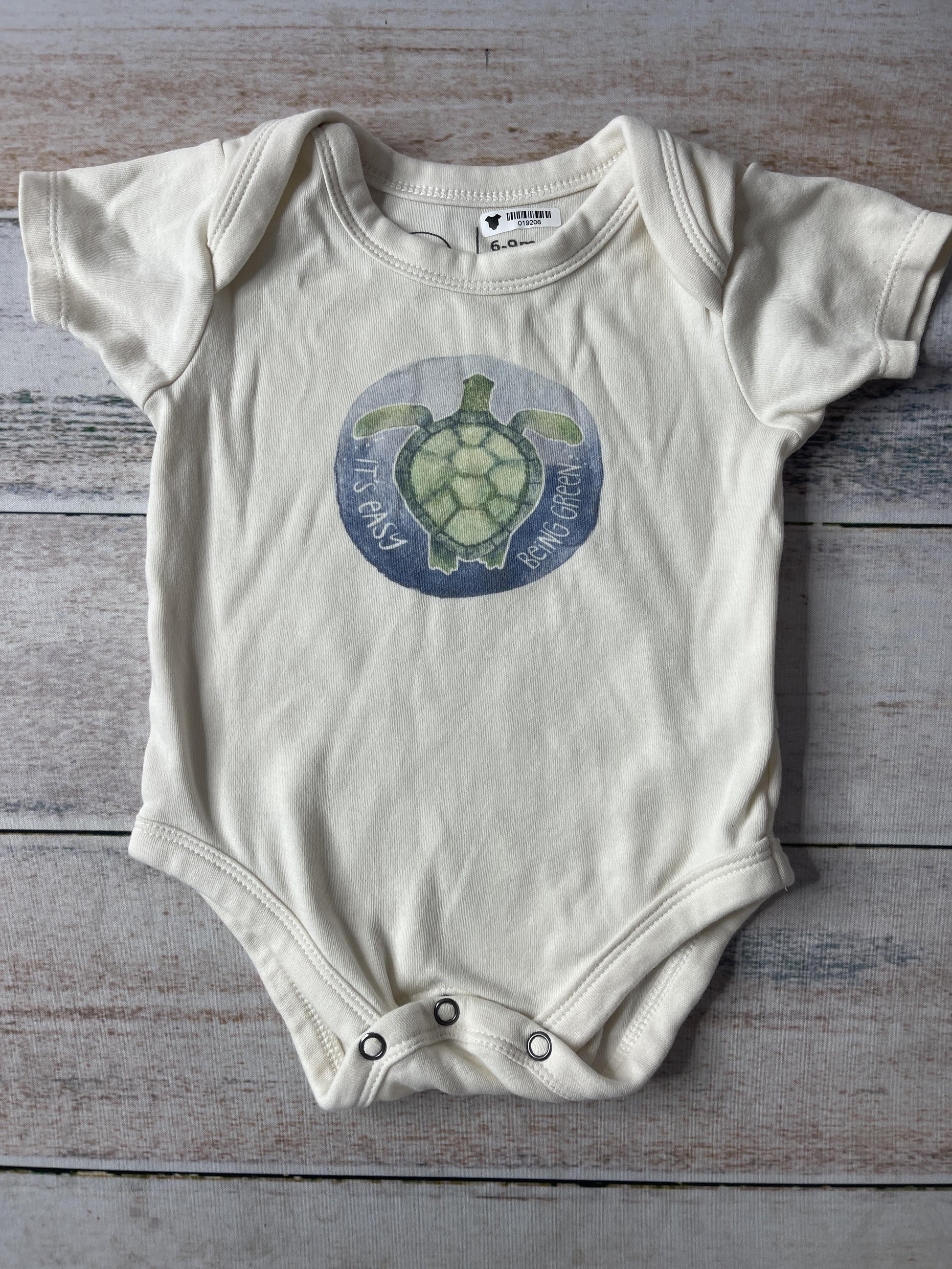 Finn + Emma Boys cream Onesie Size: 6-9 months cream