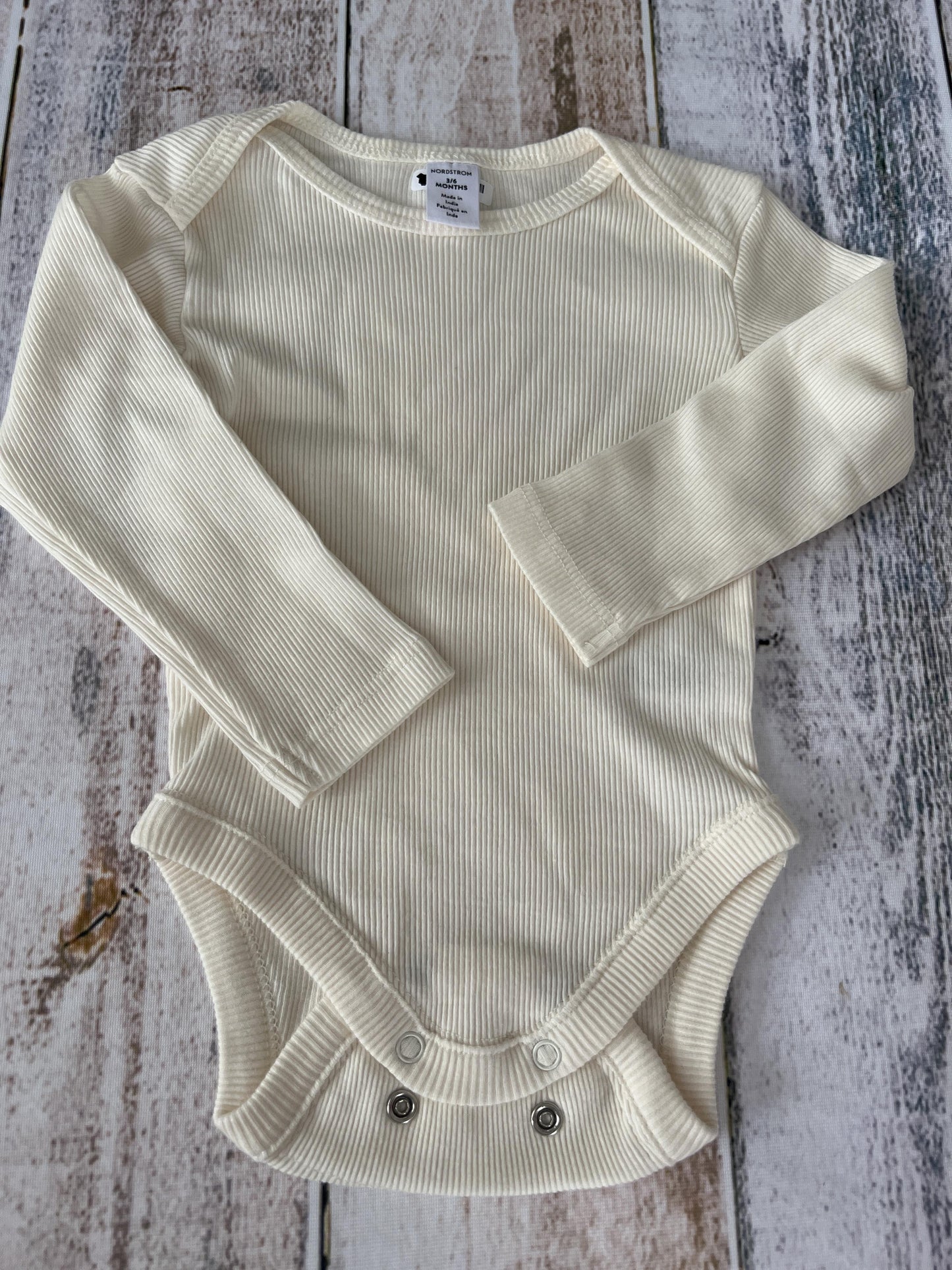 Nordstrom Unisex cream Onesie Size: 3-6 months cream