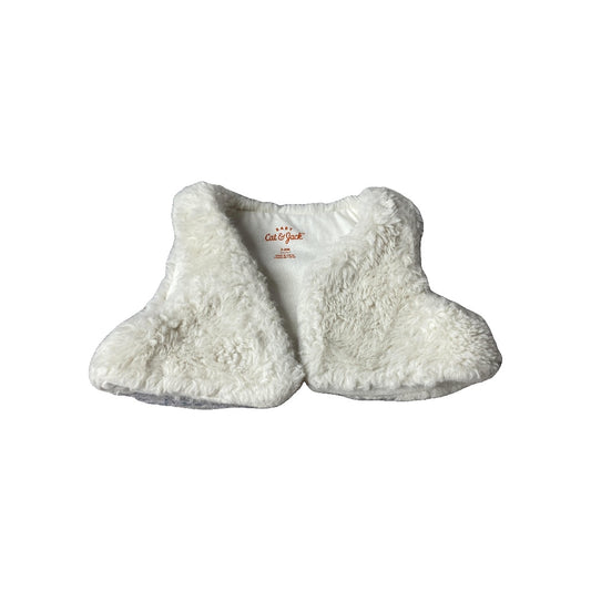 Cat & Jack Girls cream Vest Size: 3-6 months cream