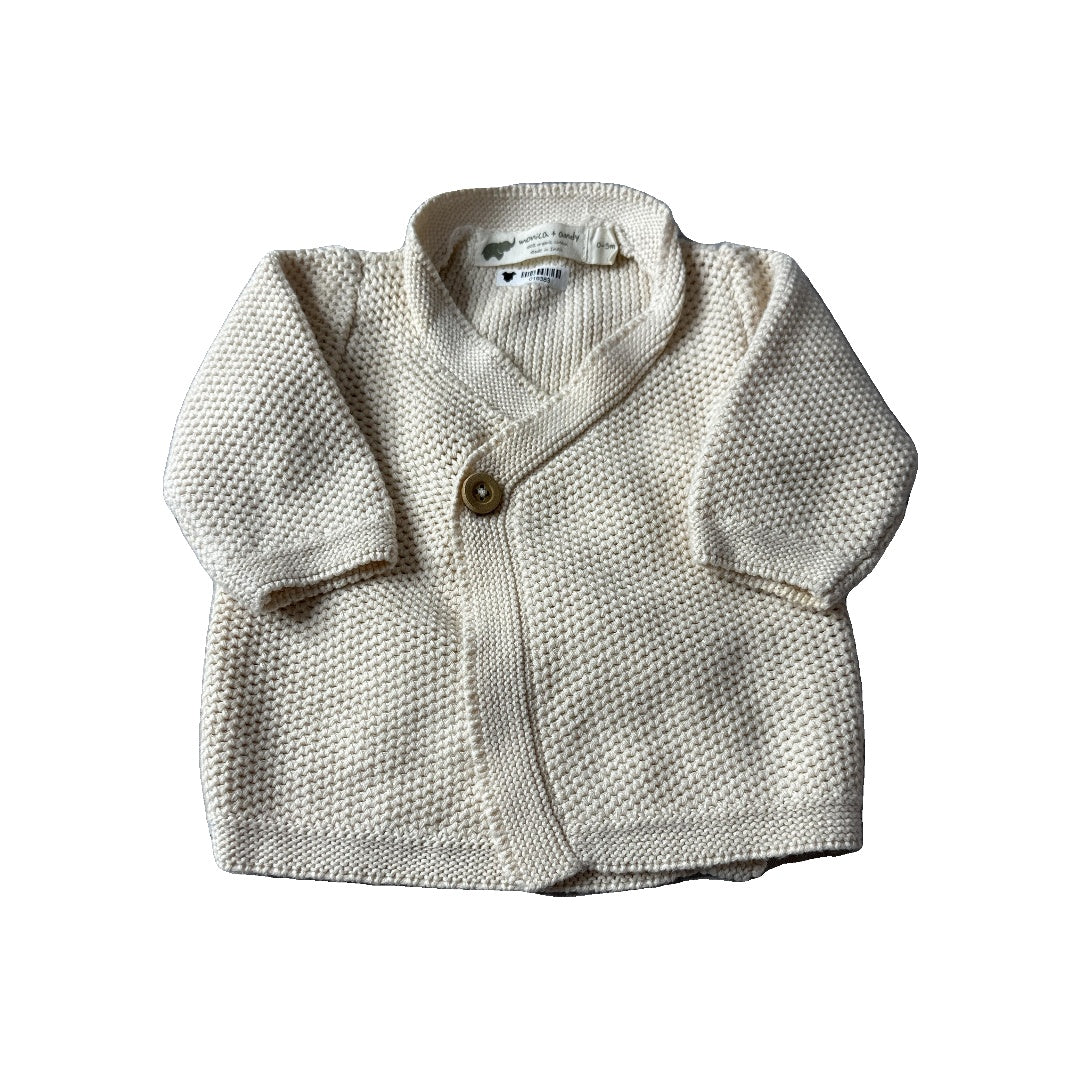 Monica + Andy Unisex cream Sweater Size: 0-3 months cream