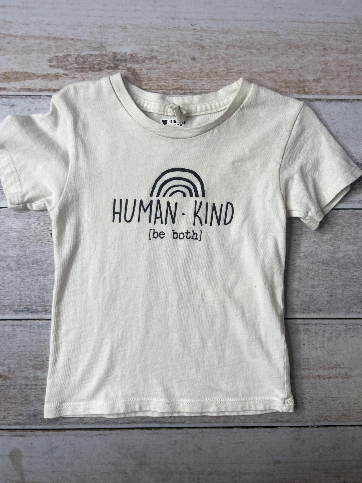 Tenth + Pine Unisex cream T-Shirt Size: 18-24 months cream