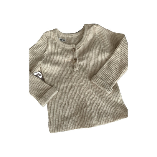 Hi Bye Girls cream Pajamas Size: 6-12 months cream