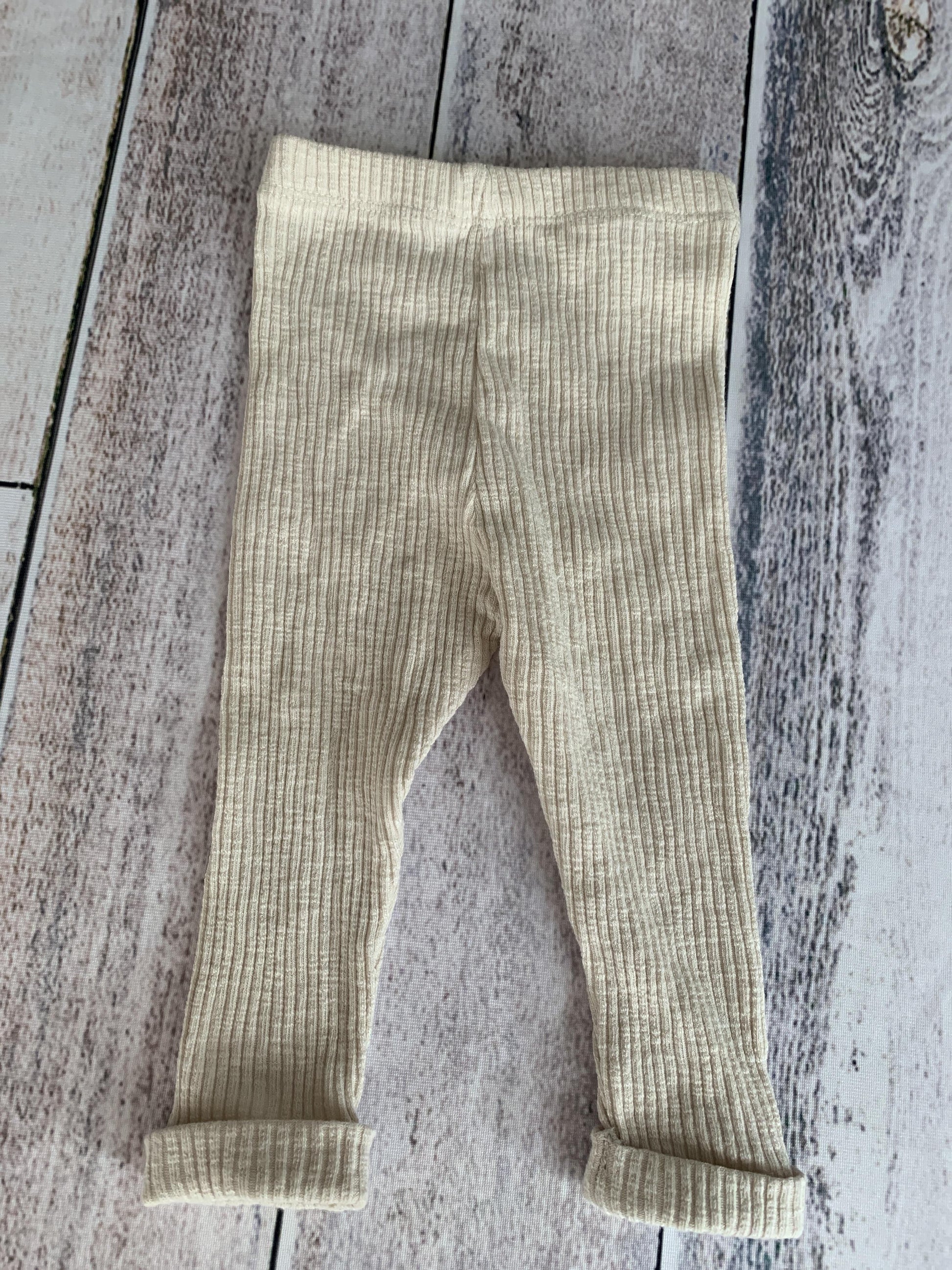 Hi Bye Girls cream Pants Size: 6-12 months cream