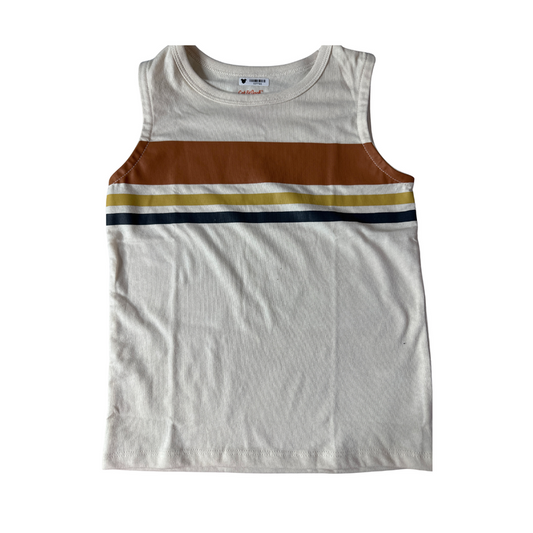 Cat & Jack Unisex cream Tank Top Size: 5T cream