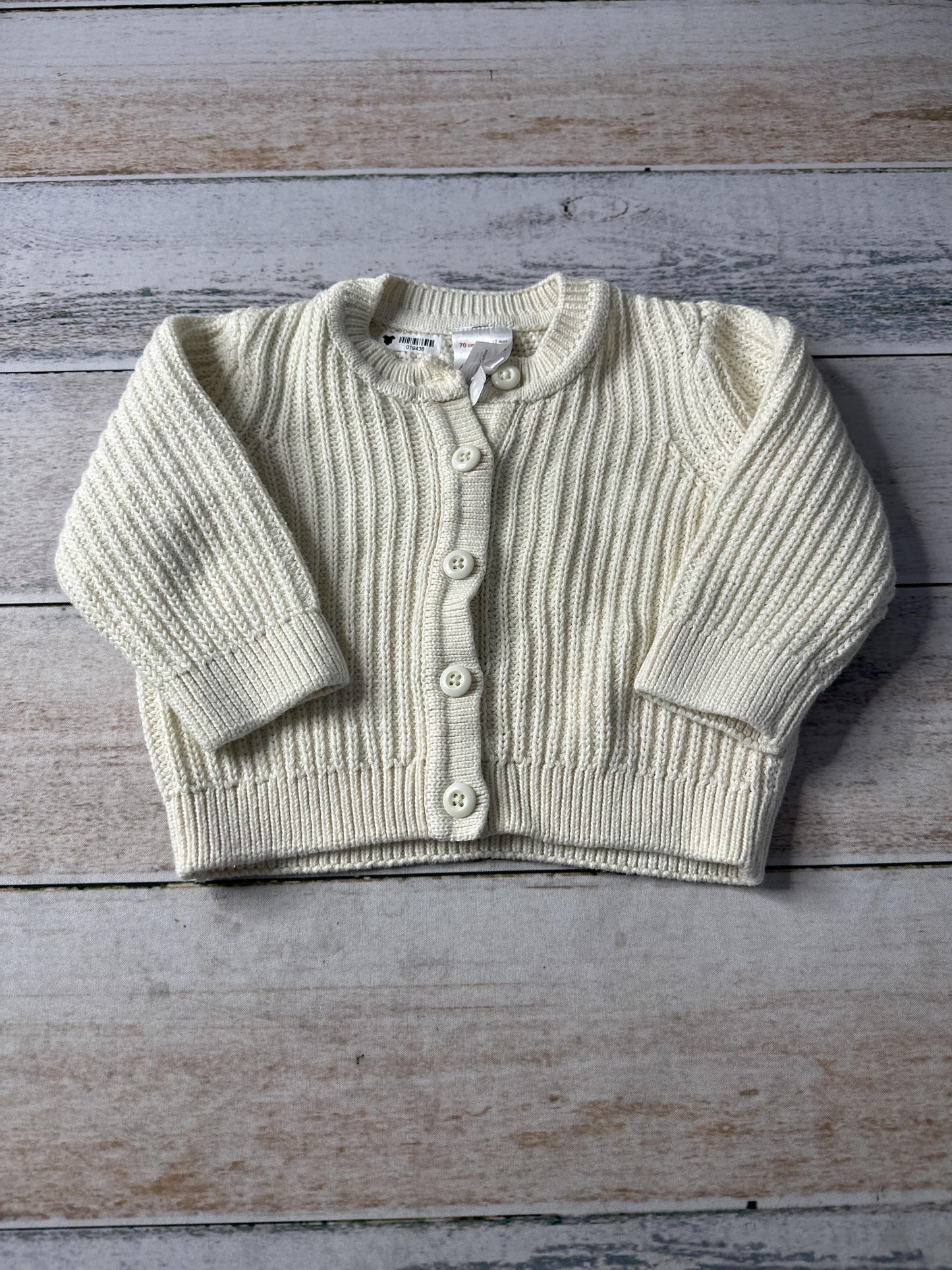 Hanna Andersson Unisex cream Sweater Size: 6-12 months cream
