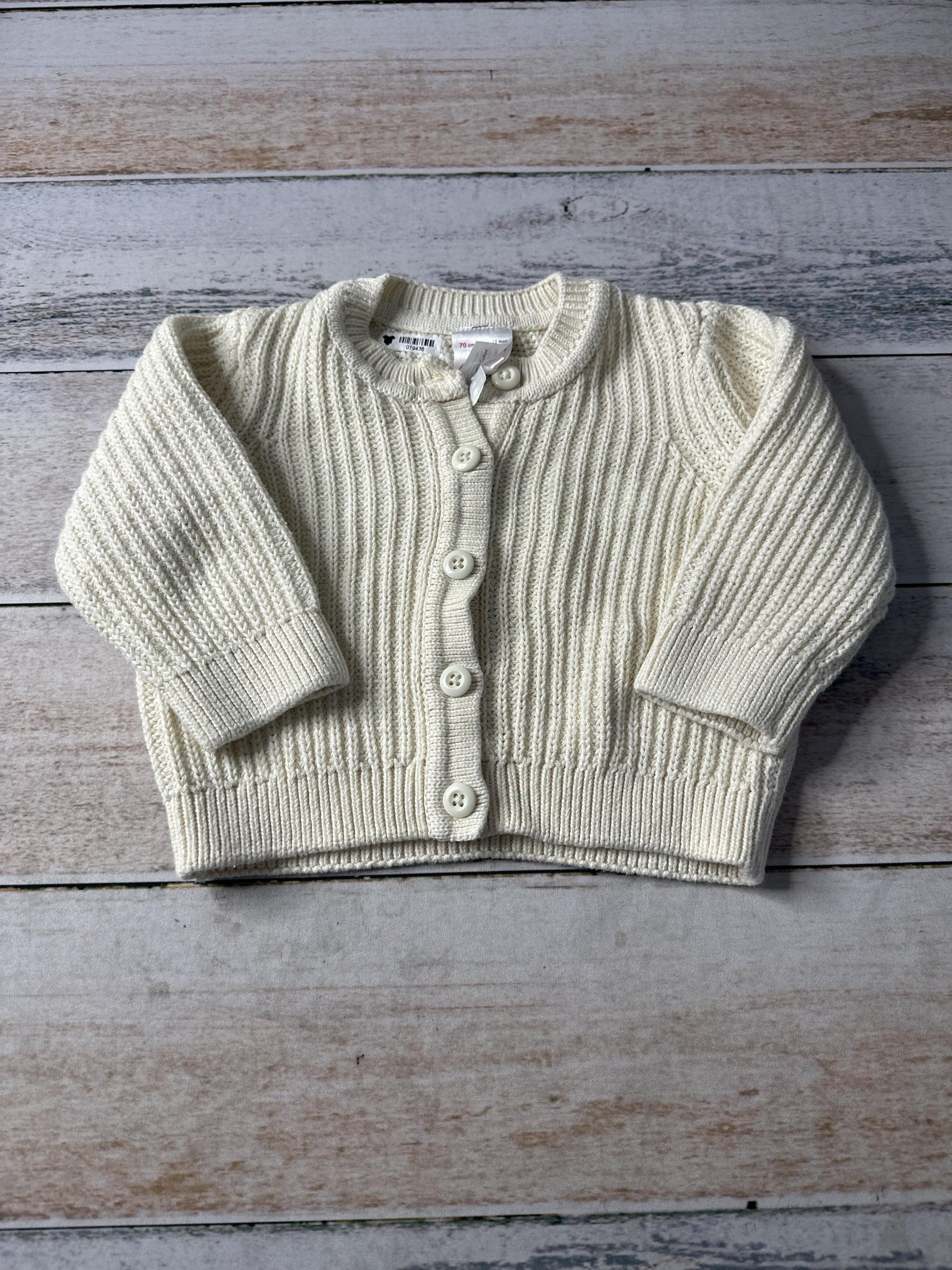 Hanna Andersson Unisex cream Sweater Size: 6-12 months cream