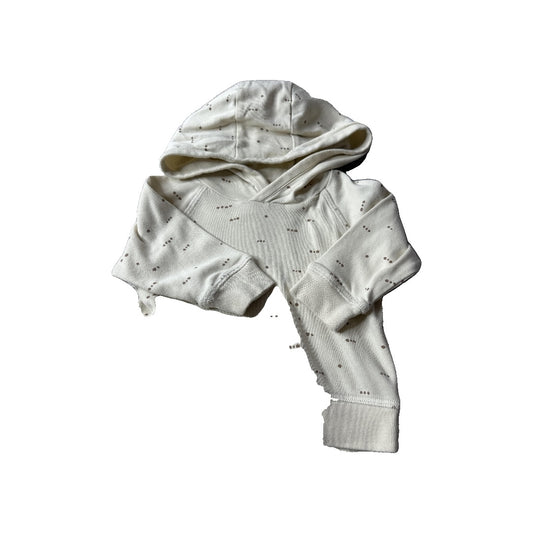 Colored Organics Unisex cream Sweatshirt Size: 6-12 months cream