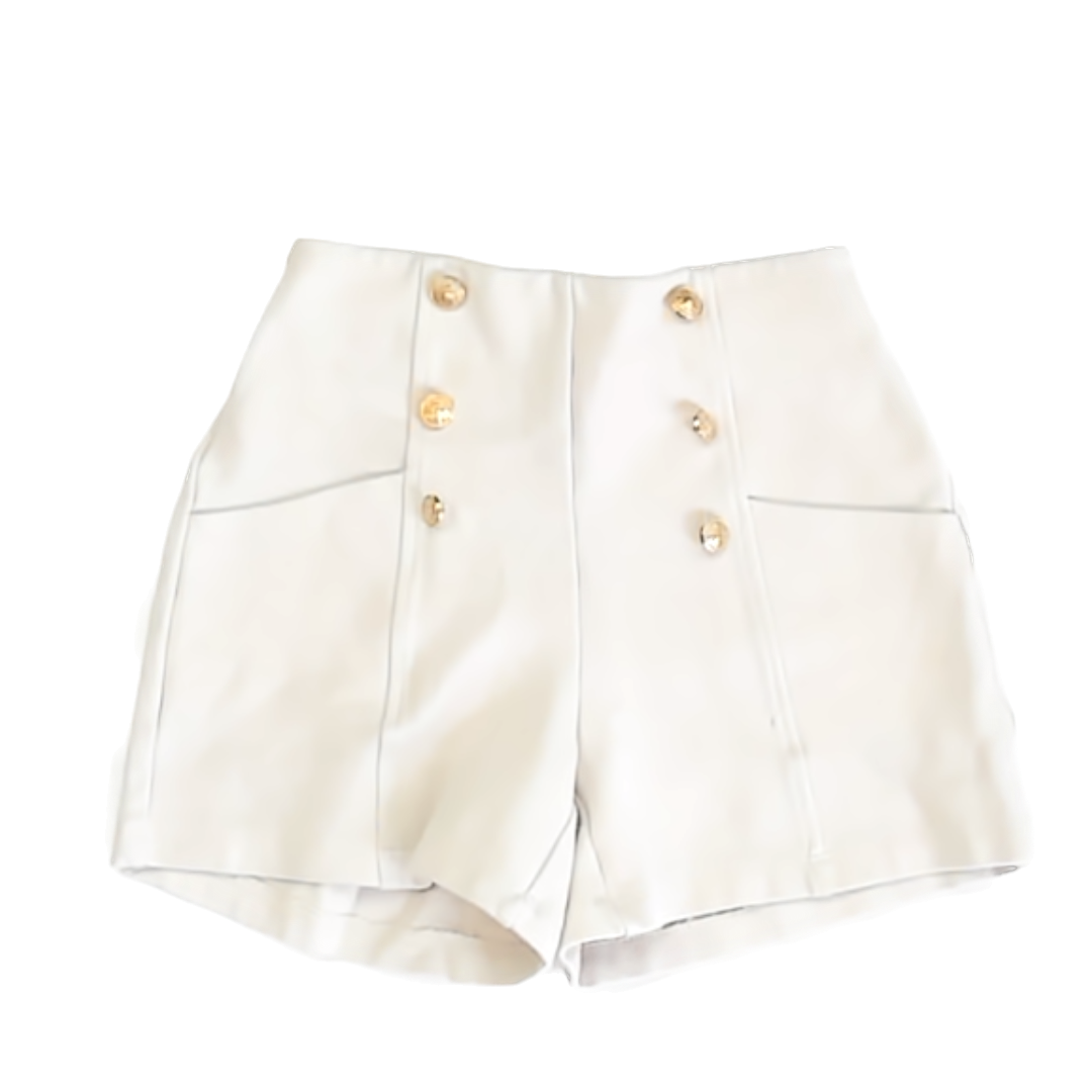 Zara Girls Cream Shorts Size: 8 Cream