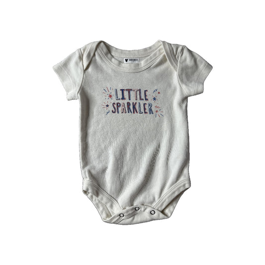 Finn + Emma Unisex cream Onesie Size: 3-6 months cream