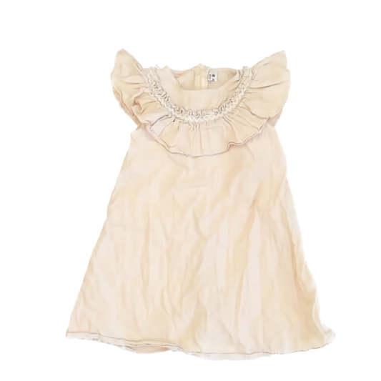 Unknown Girls Cream Dress Size: 100 (3T) Cream
